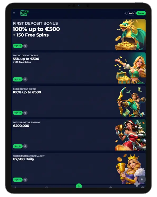 NineWin Promo Code